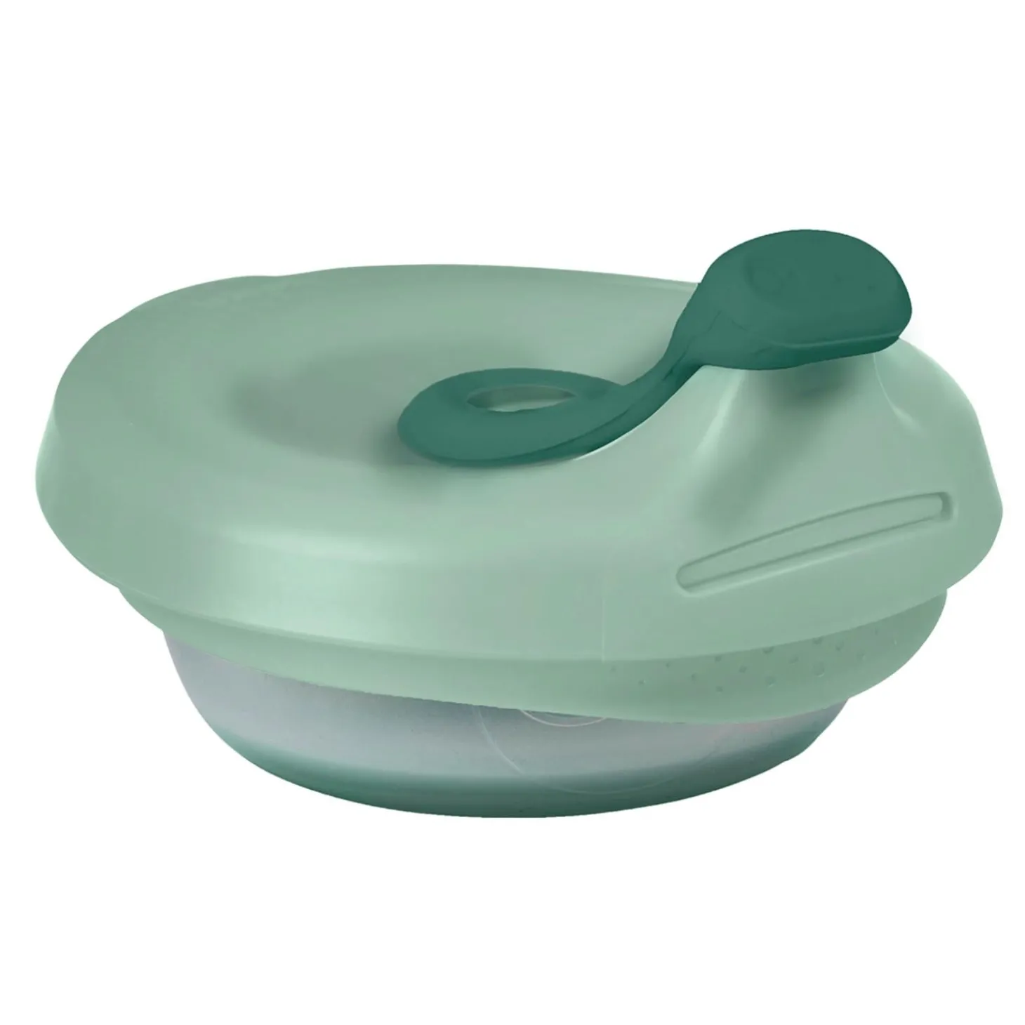 B.Box For Kids Poche gourde repas bébé rechargeable en silicone Vert 110 ml