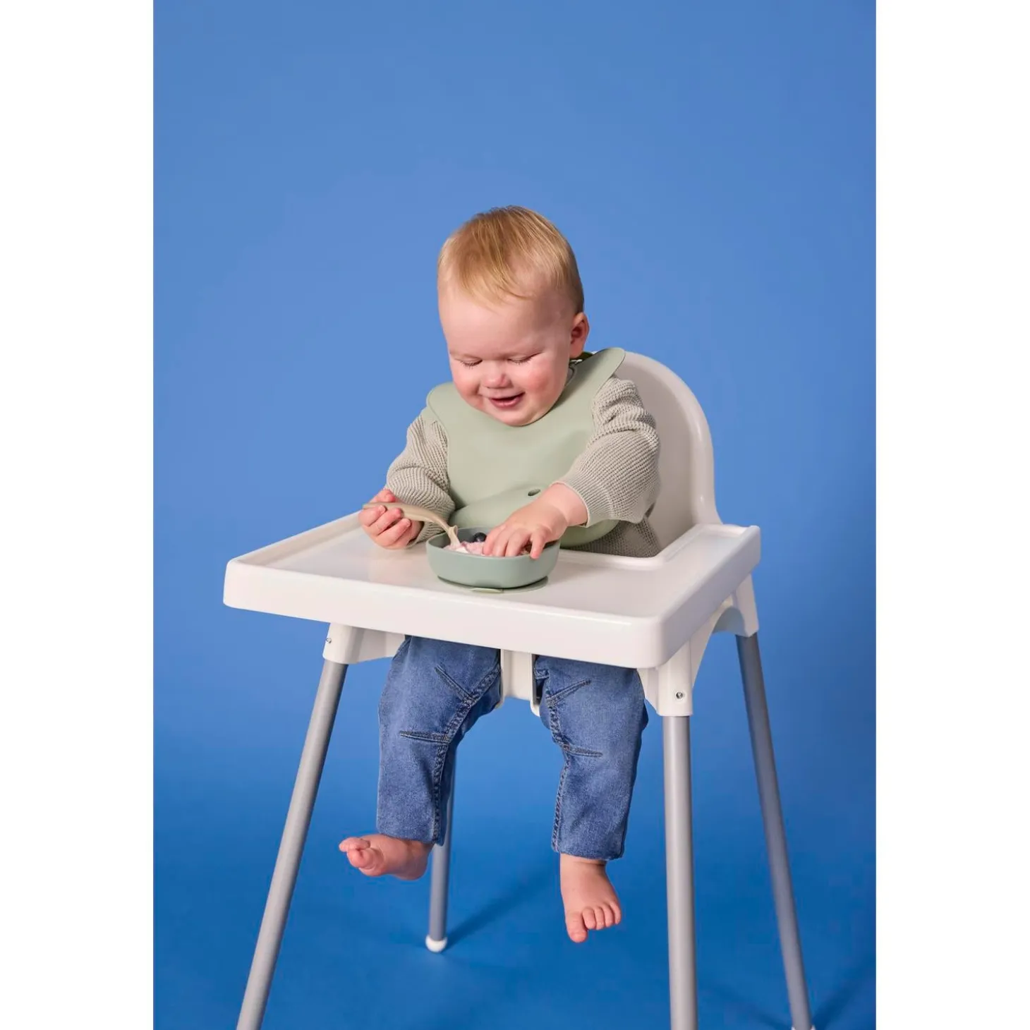 B.Box For Kids Set de bol à ventouse trio Sage