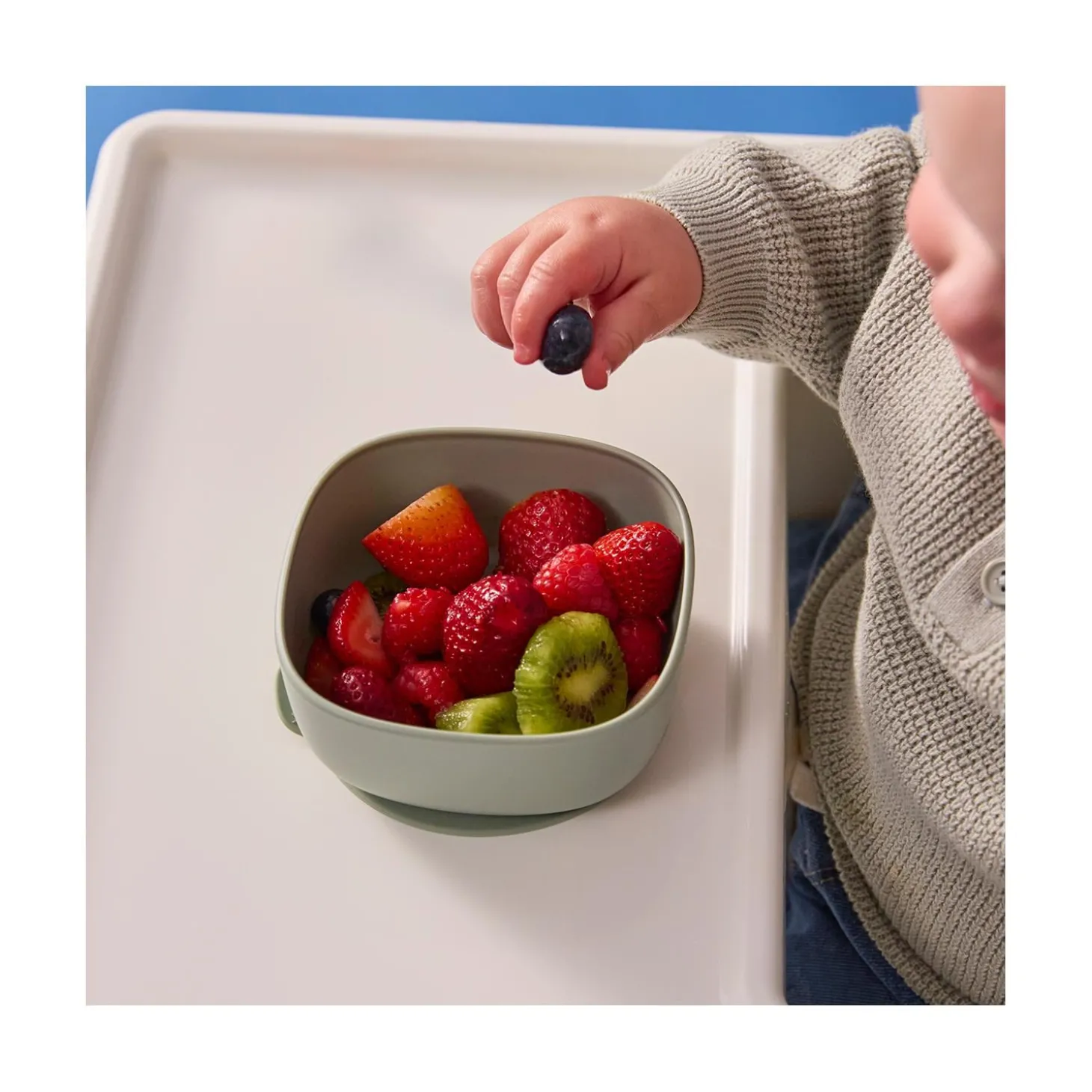 B.Box For Kids Set de bol à ventouse trio Sage