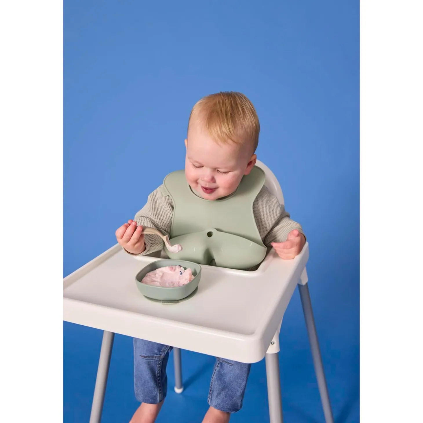 B.Box For Kids Set de bol à ventouse trio Sage