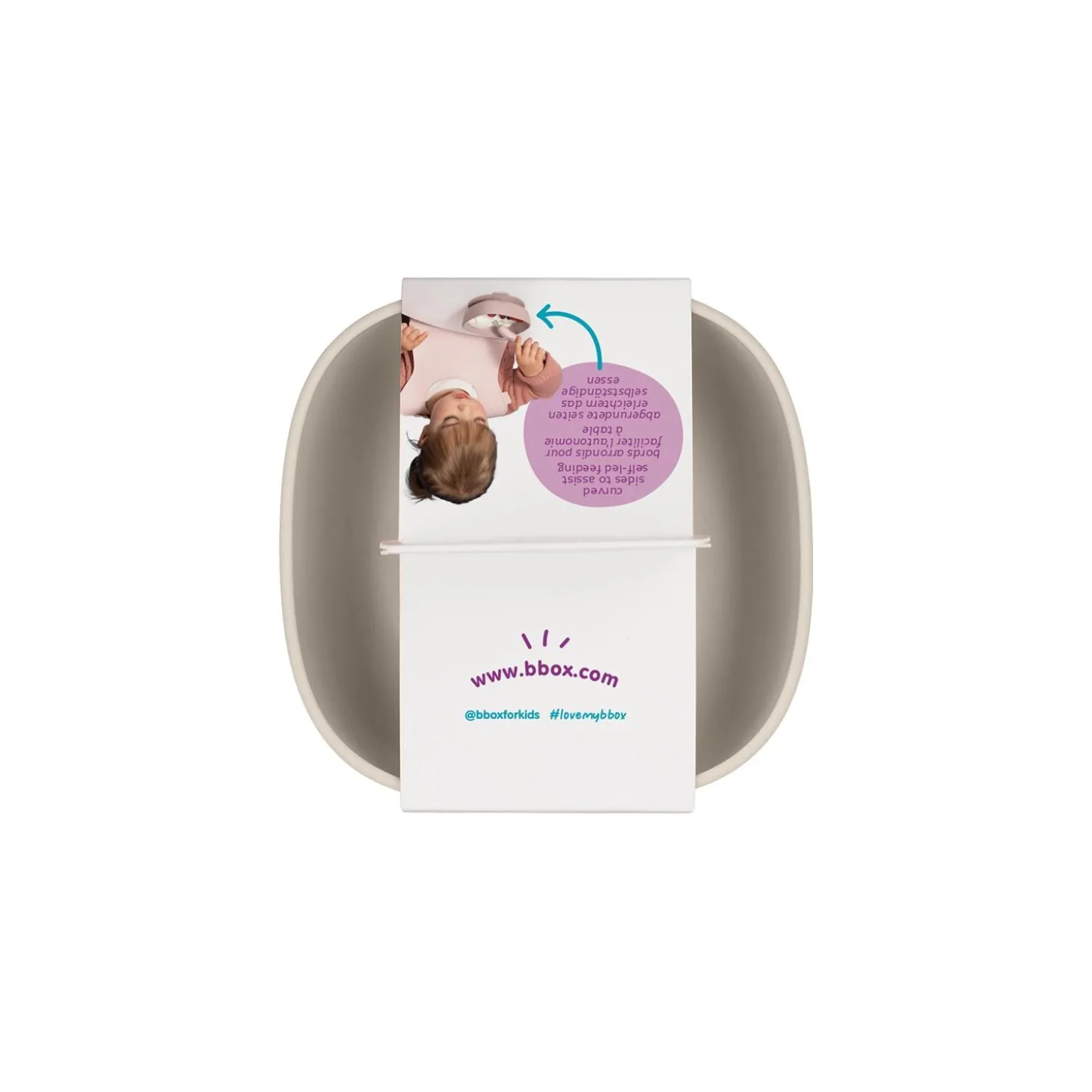 B.Box For Kids Set de bol à ventouse trio Latte