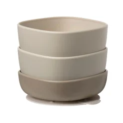 B.Box For Kids Set de bol à ventouse trio Latte