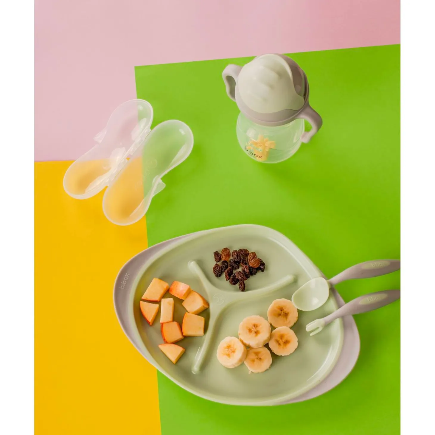 B.Box For Kids Set de couvert Sage