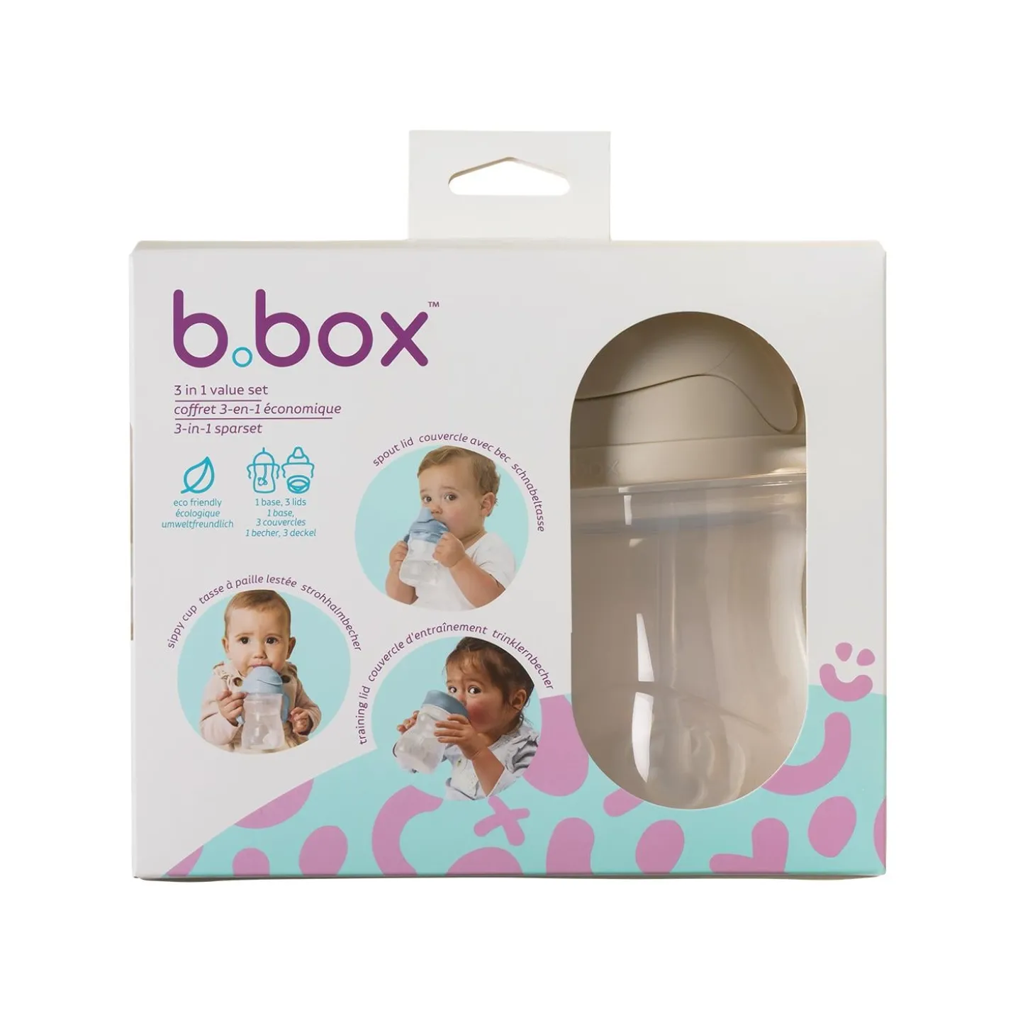 B.Box For Kids Set de tasse évolutif Latte 240 ml
