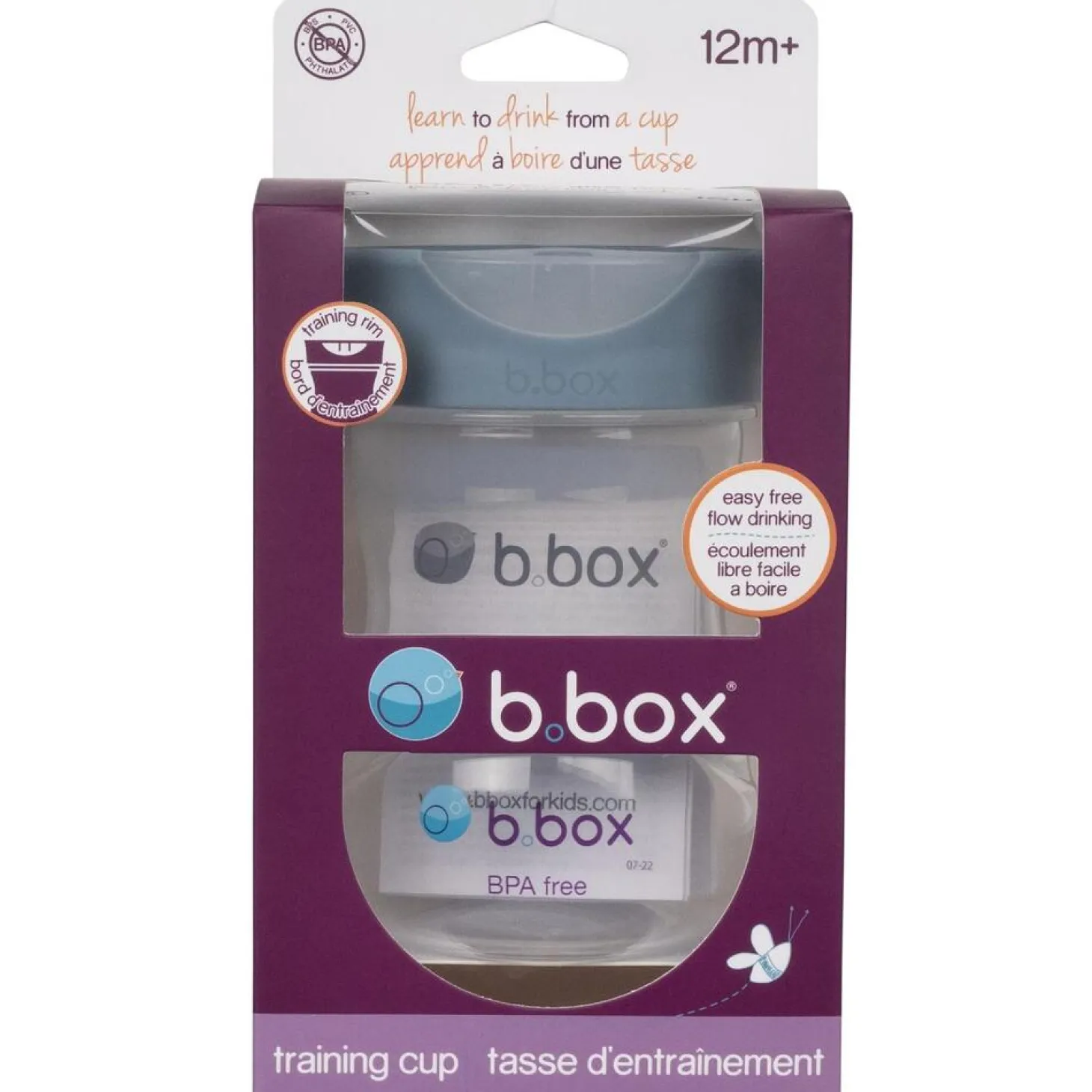 B.Box For Kids Tasse d'apprentissage Lullaby Blue 240 ml