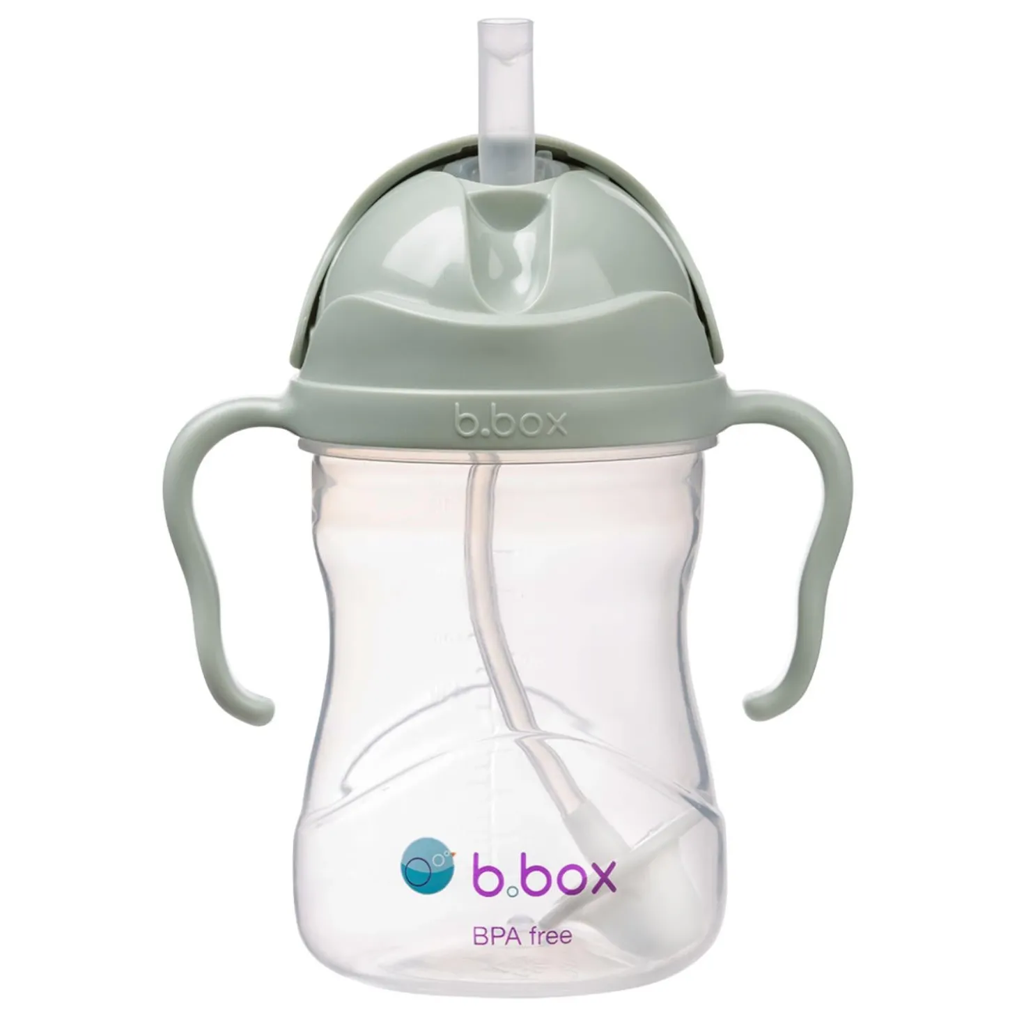 B.Box For Kids Tasse à paille lestée Sage 240 ml
