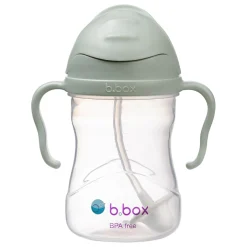 B.Box For Kids Tasse à paille lestée Sage 240 ml