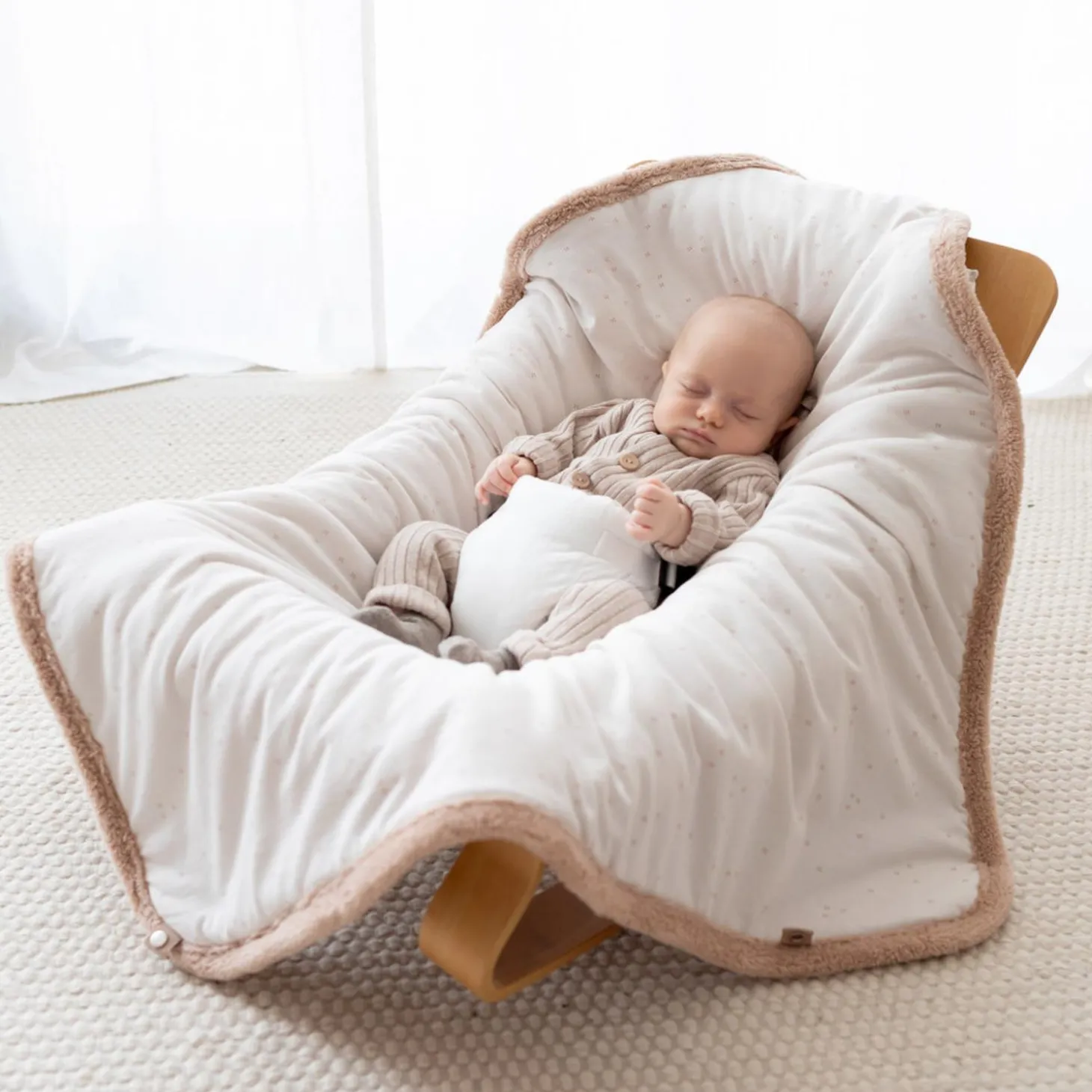 Bemini Biside Softy jersey Beige naturel 0-12 mois