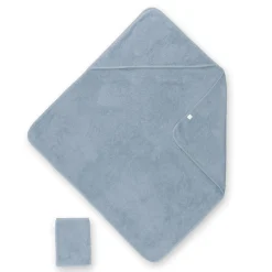 Bemini                    Cape de bain Terry    Bleu stone            75x75 cm