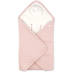 Bemini                    Chancelière Biside jersey + teddy Quilt 44    Blush