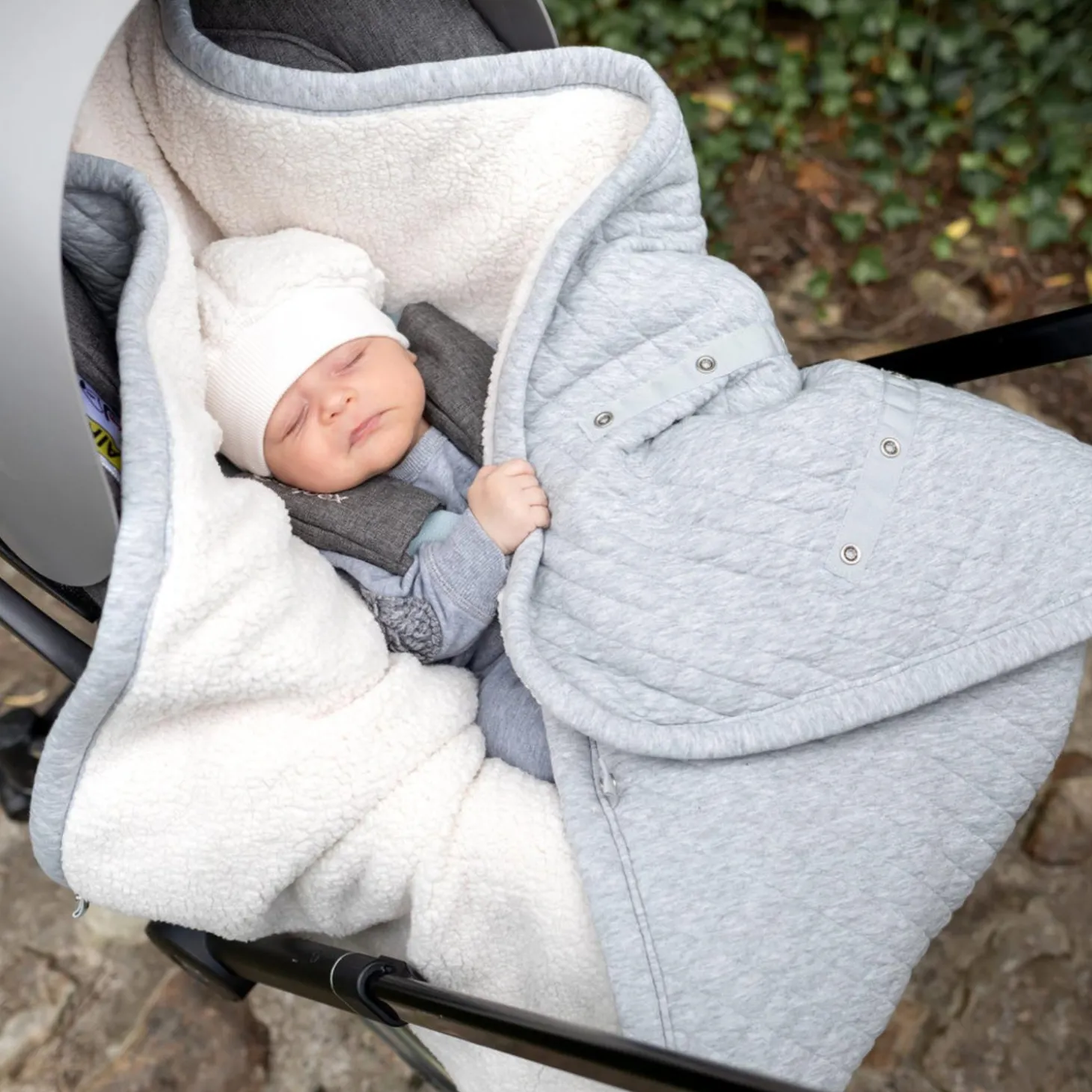Bemini Couverture Biside Mix grey 0-12 mois