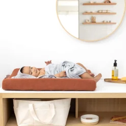 Bemini                    Housse de matelas à langer    Brick            50x75 cm