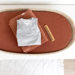 Bemini                    Housse de matelas à langer    Brick            50x75 cm
