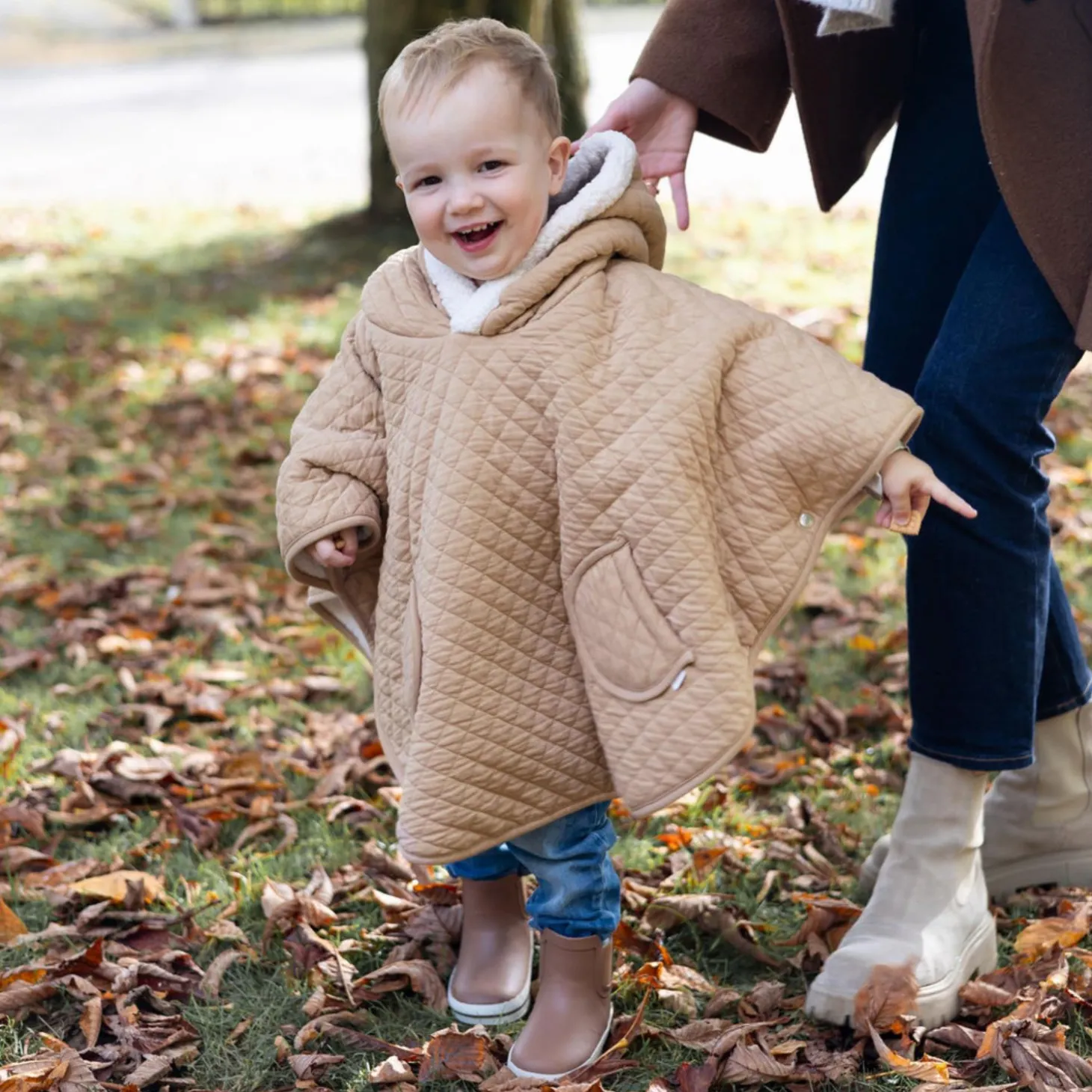 Bemini Poncho de voyage Beige 9-36 mois
