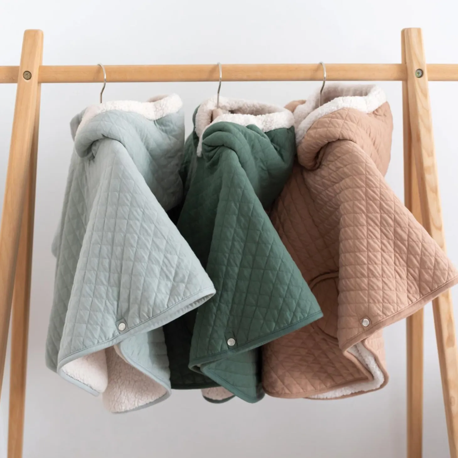 Bemini Poncho de voyage Green 9-36 mois