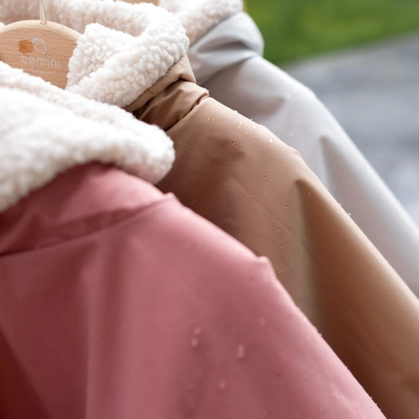 Bemini Poncho de voyage Natural 9-36 mois