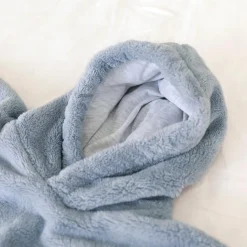 Bemini Poncho de voyage Softy jersey Bleu Stone 9-36 mois