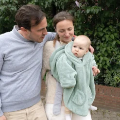 Bemini                    Poncho de voyage Softy jersey    Vert Céladon            9-36 mois