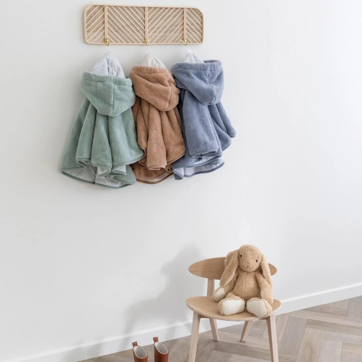 Bemini Poncho de voyage Softy jersey Beige Naturel 9-36 mois