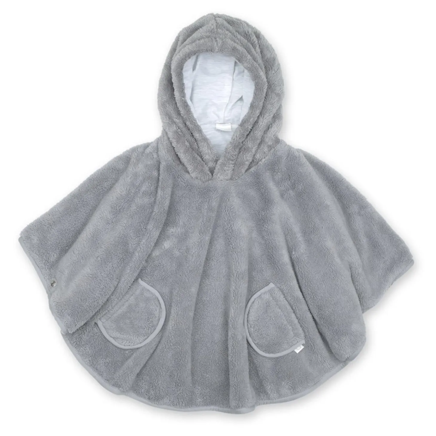 Bemini Poncho de voyage Softy jersey Gris moyen grizou 9-36 mois