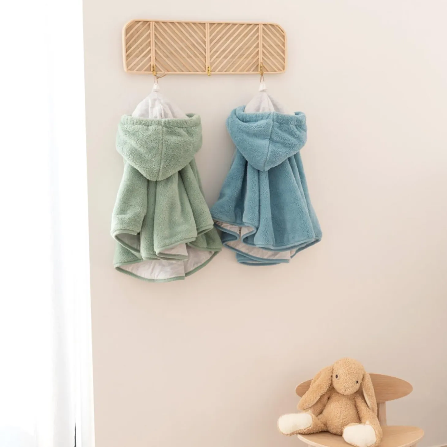 Bemini Poncho de voyage Turquoise 9-36 mois