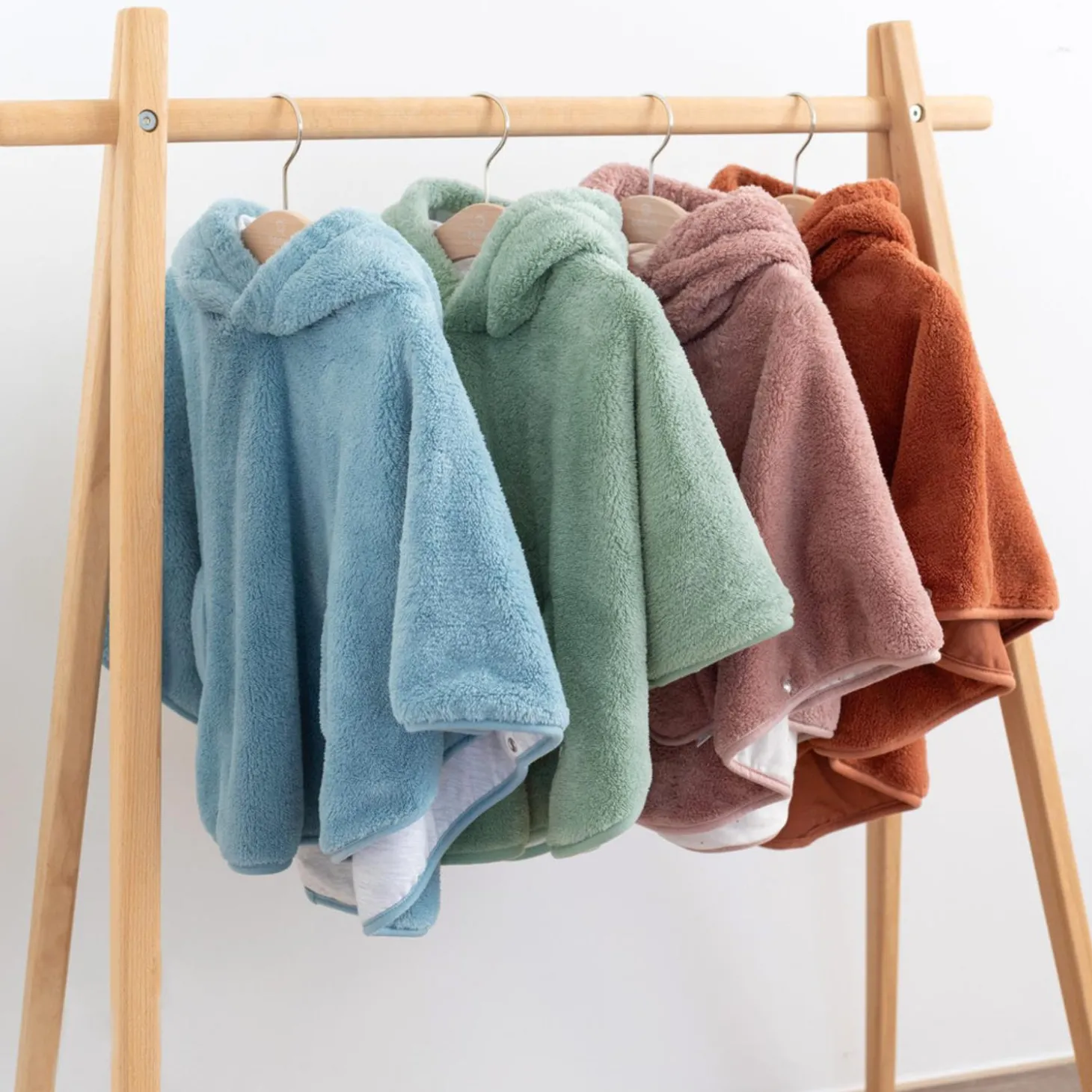 Bemini Poncho de voyage Turquoise 9-36 mois