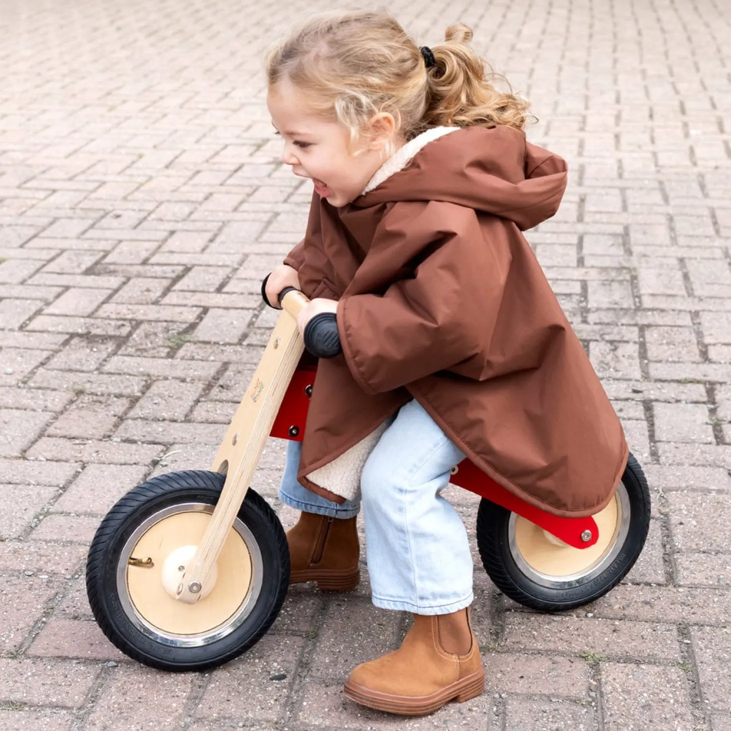 Bemini Poncho teddy Coated Chocolat 88 9-36 mois