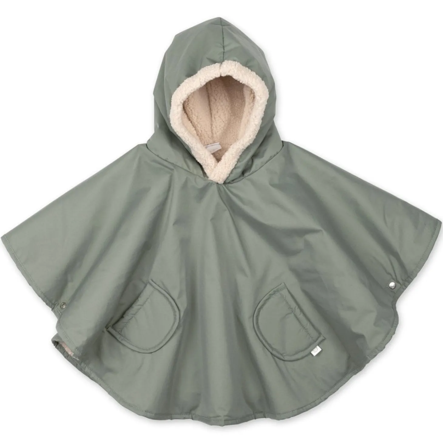 Bemini Poncho teddy Coated Green 78 9-36 mois