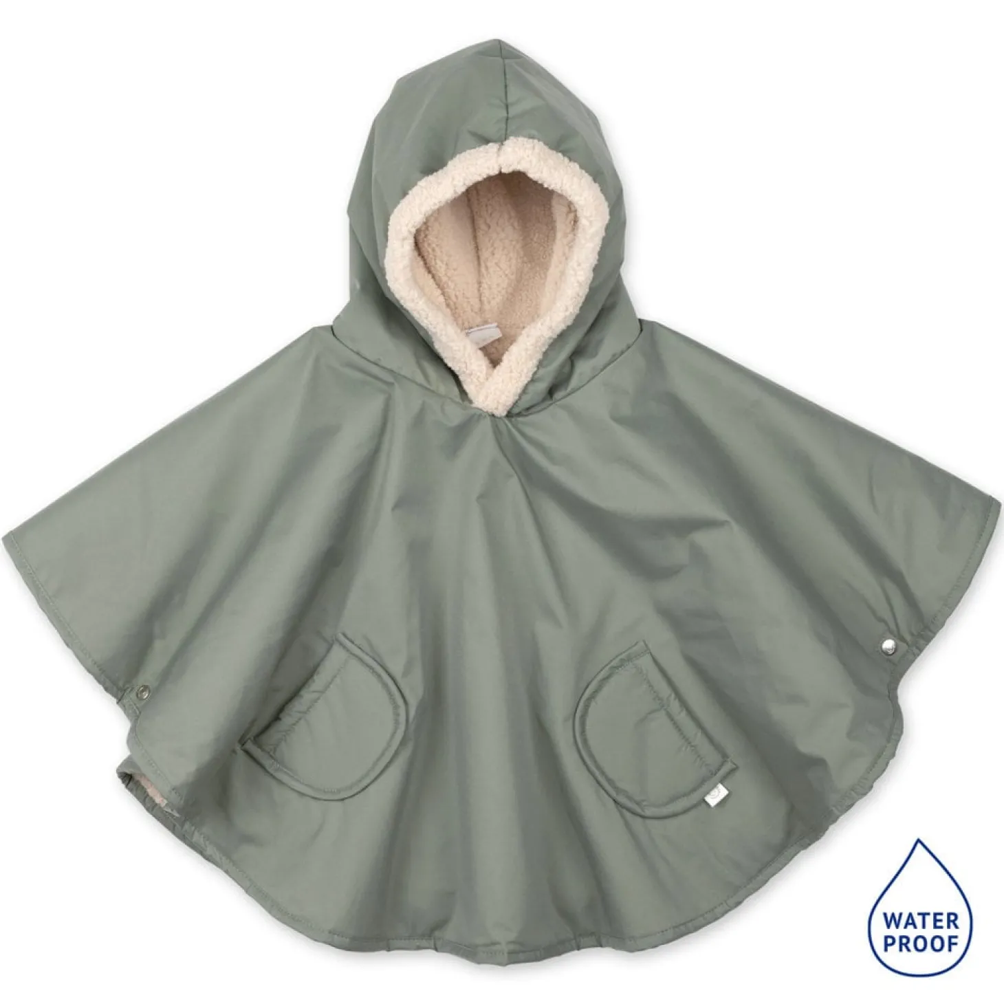 Bemini Poncho teddy Coated Green 78 9-36 mois