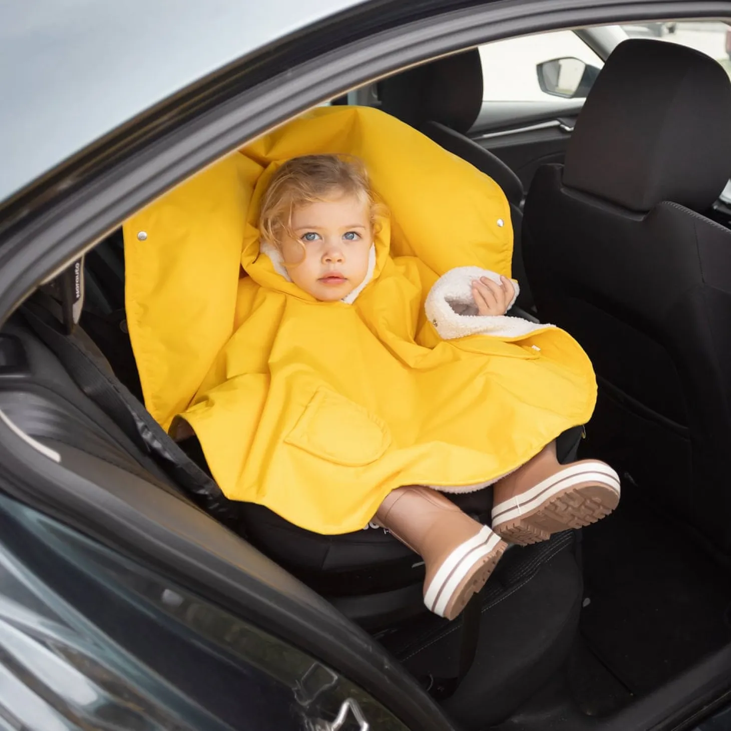 Bemini Poncho teddy Coated Jaune 33 9-36 mois