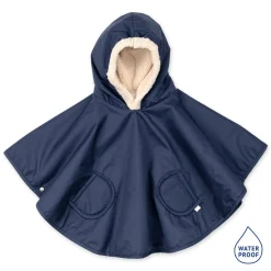 Bemini Poncho teddy Coated Navy 67 9-36 mois