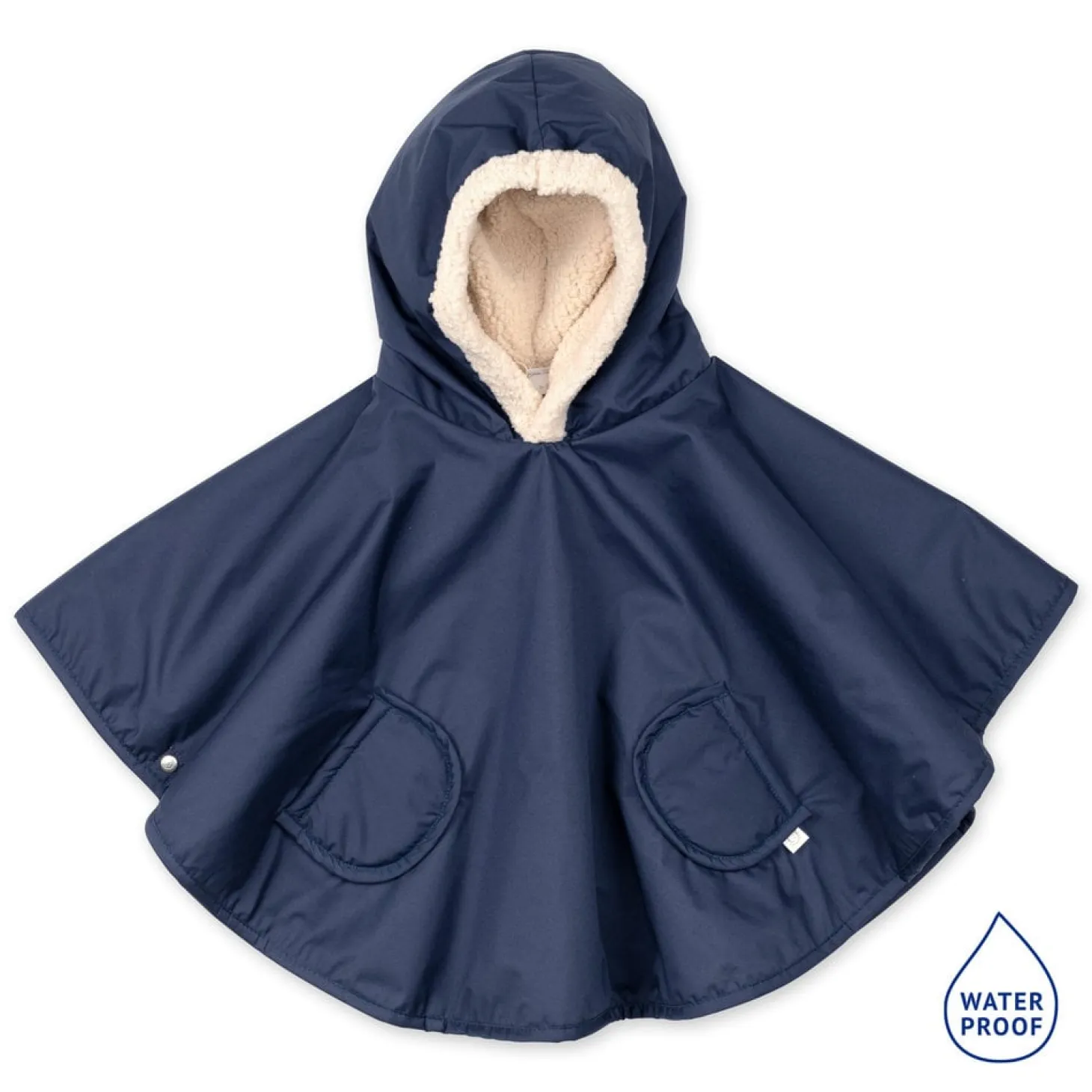 Bemini Poncho teddy Coated Navy 67 9-36 mois