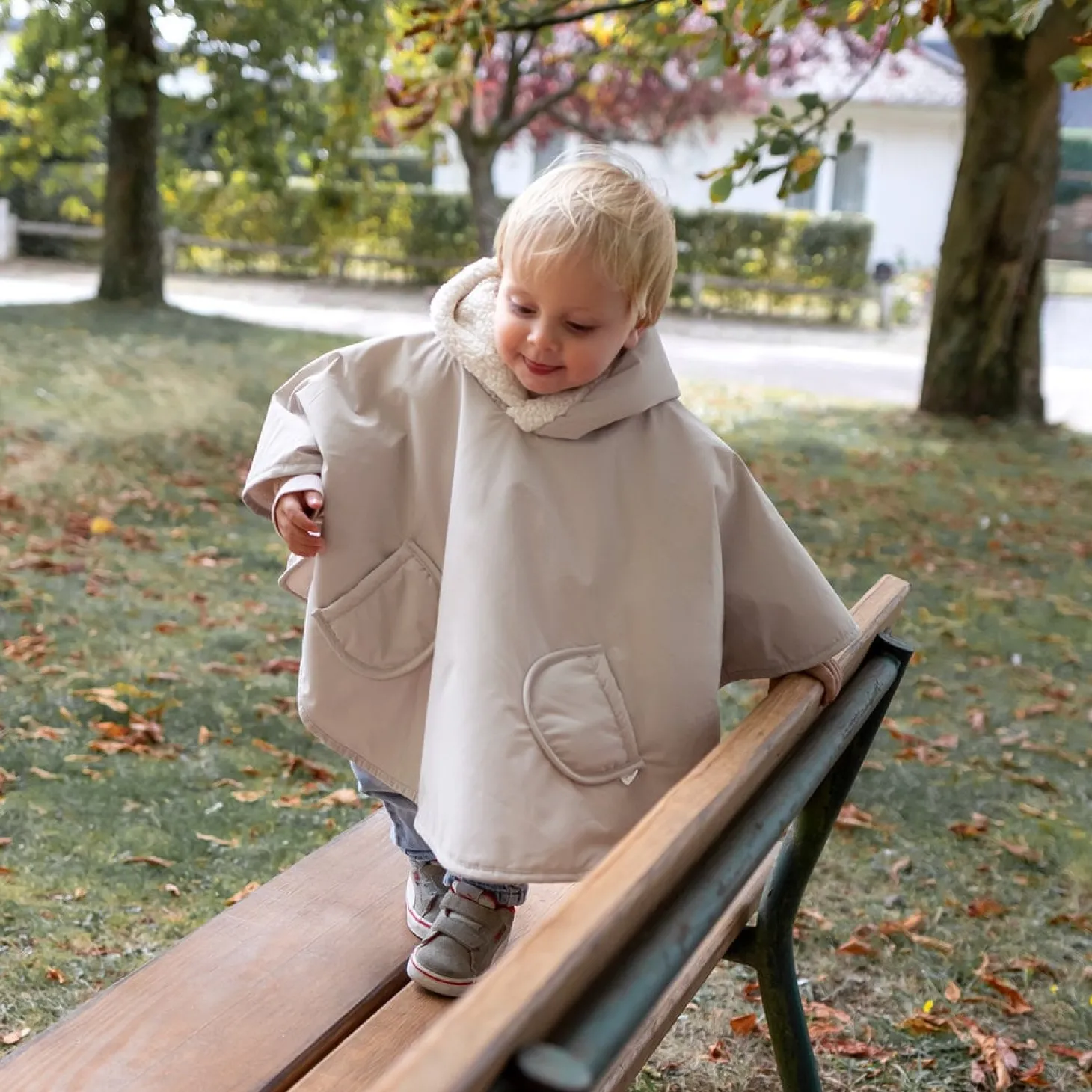 Bemini Poncho teddy Coated Neutral 96 9-36 mois