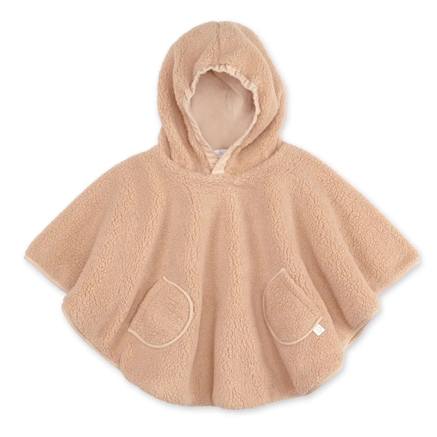 Bemini Poncho teddy outside Natural 85 9-36 mois