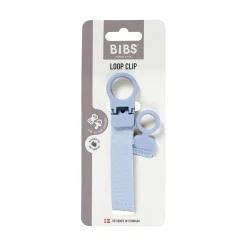 BIBS Attache Tétine Loop Dusty Blue