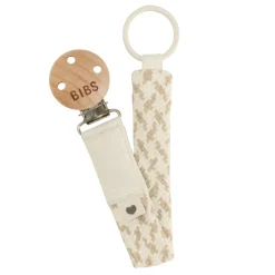 BIBS                    Attache Tétine Tressée    Ivory/Vanilla