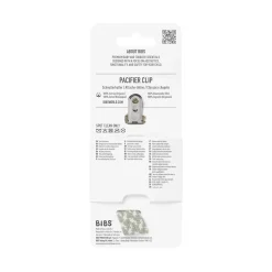 BIBS                    Attache Tétine Tressée    Sage/Ivory