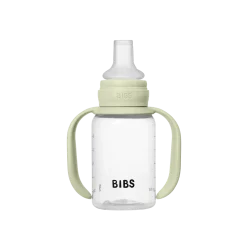 BIBS Biberon d'Apprentissage Silicone 1 Pack Sage 150 ml