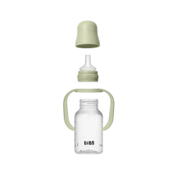 BIBS Biberon d'Apprentissage Silicone 1 Pack Sage 150 ml