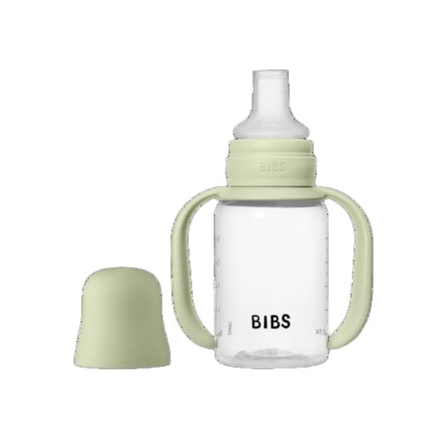 BIBS Biberon d'Apprentissage Silicone 1 Pack Sage 150 ml