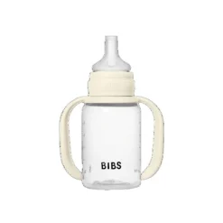 BIBS Biberon d'Apprentissage Silicone 1 Pack Ivory 150 ml