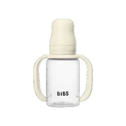 BIBS Biberon d'Apprentissage Silicone 1 Pack Ivory 150 ml