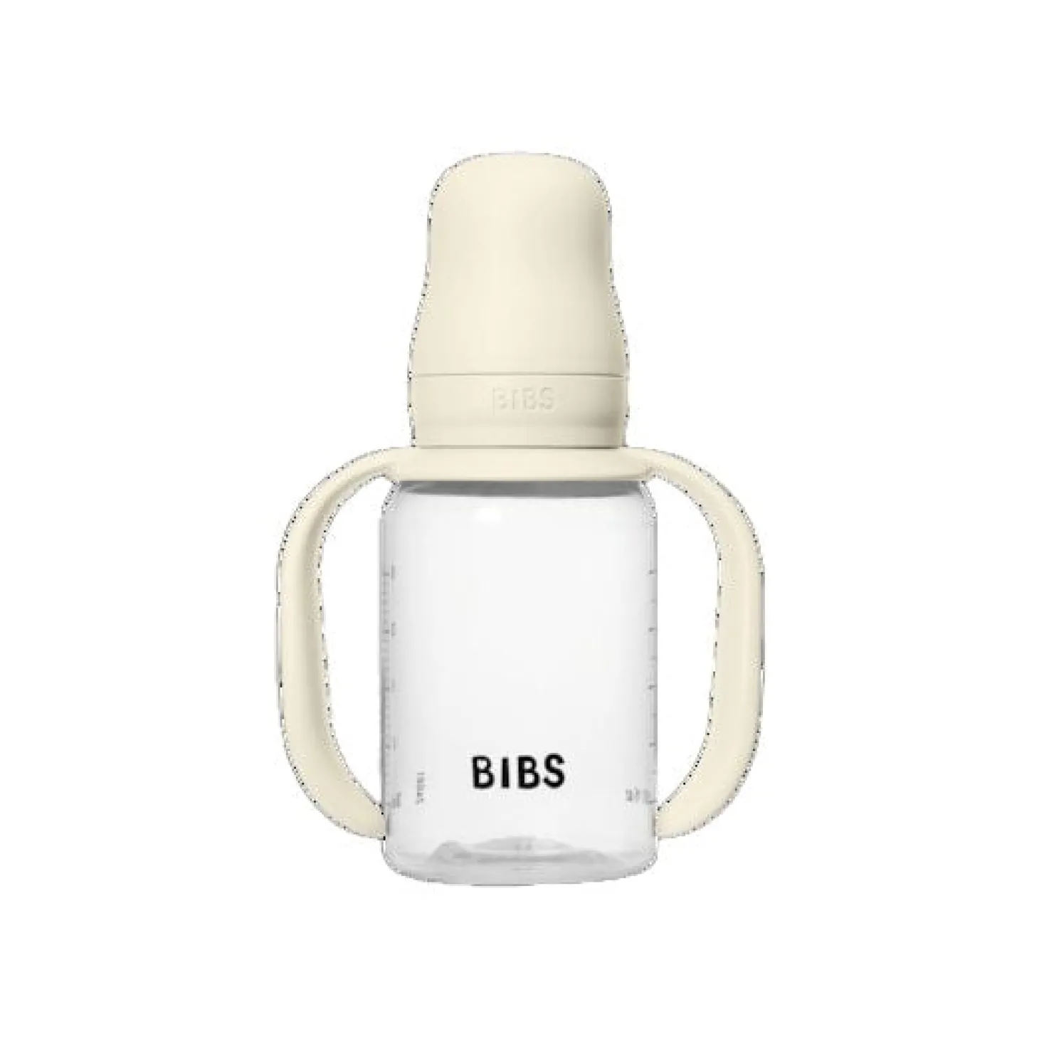 BIBS Biberon d'Apprentissage Silicone 1 Pack Ivory 150 ml