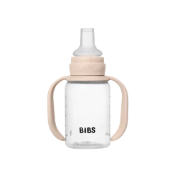 BIBS Biberon d'Apprentissage Silicone 1 Pack Blush 150 ml