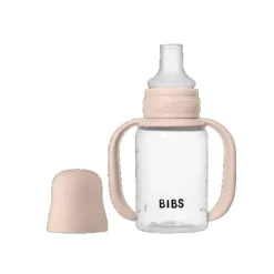 BIBS Biberon d'Apprentissage Silicone 1 Pack Blush 150 ml