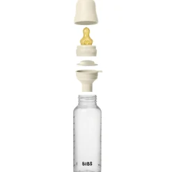 BIBS                    Biberon Rond Caoutchouc naturel 1 Pack     Ivory            270 ml - debit moyen