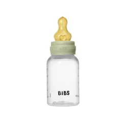 BIBS Biberon Rond Caoutchouc naturel 1 Pack Sage 150 ml - Débit lent