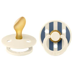 BIBS                    BIBS x Liberty Tétine Colour 2 Pack Caoutchouc naturel Anatomique    Ivory/Steel Blue            6-18 mois