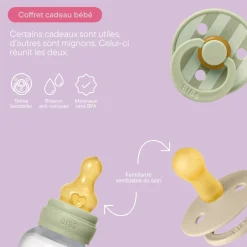 BIBS                    Coffret Cadeau Les Essentiels    Sage