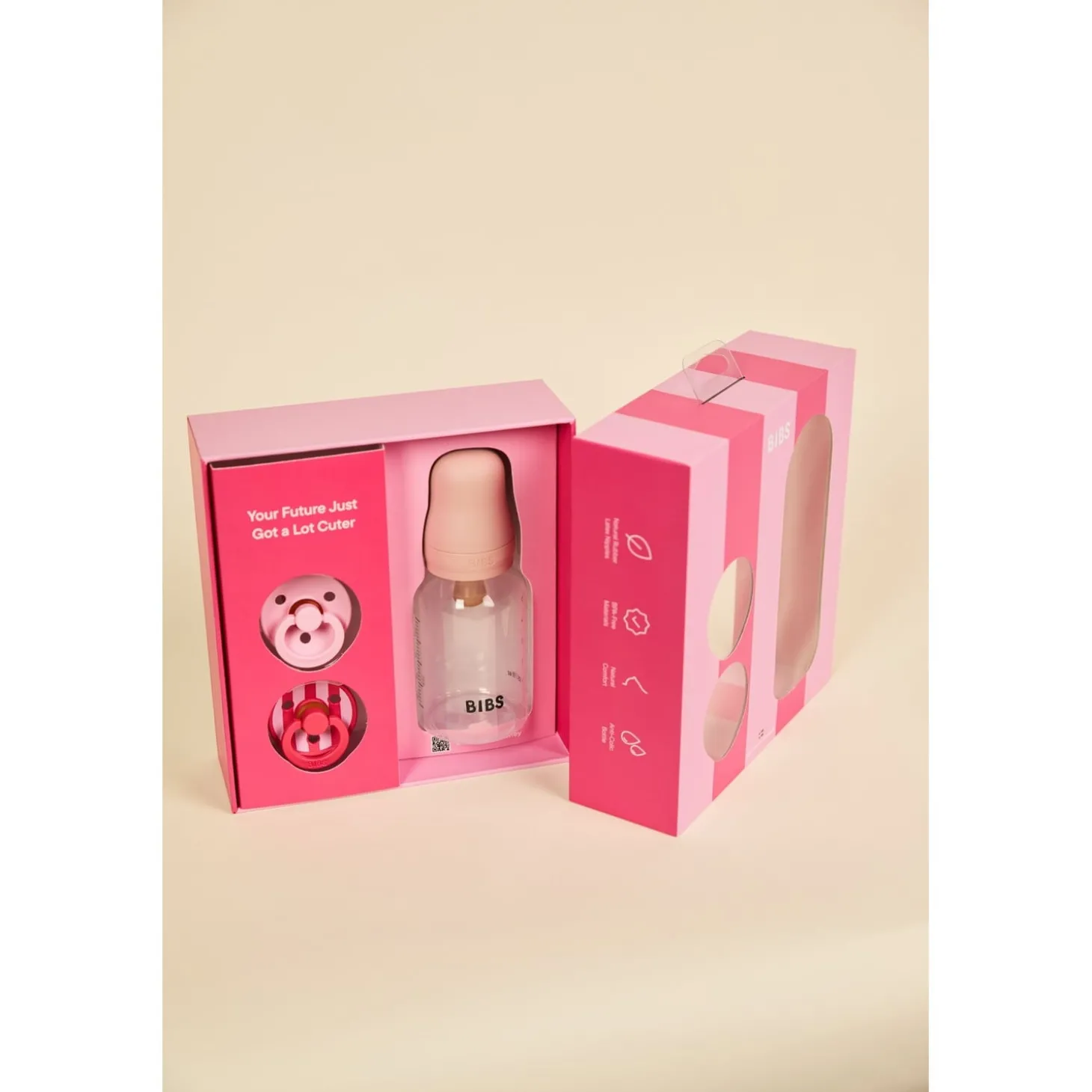 BIBS Coffret Cadeau Les Essentiels Blush